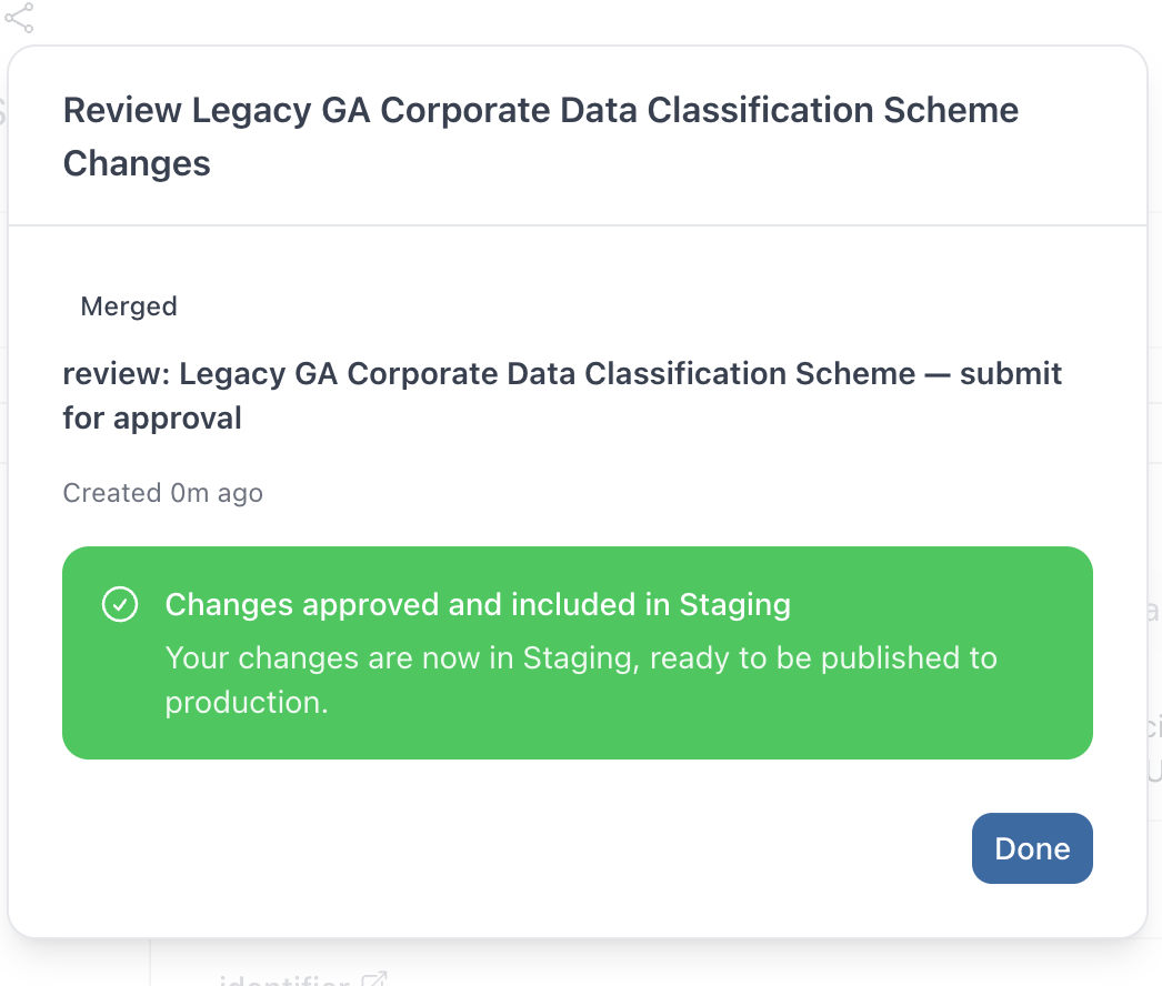 Changes approved and merged