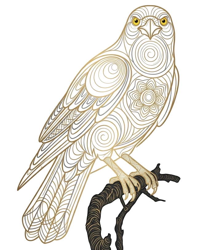 Kite bird illustration